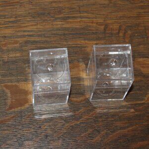 Amac Acrylic Clear Container Box - 3 Inches Tall - Set of 2